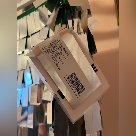 Simon Miller Dizzy Sequin Skirt in Silver | Size 10 - Picture 8 of 17